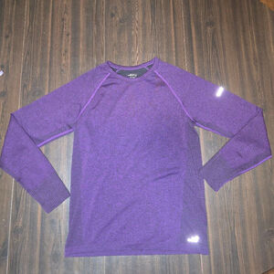 Women's BCG Purple Black Long Sleeve Active Tee M